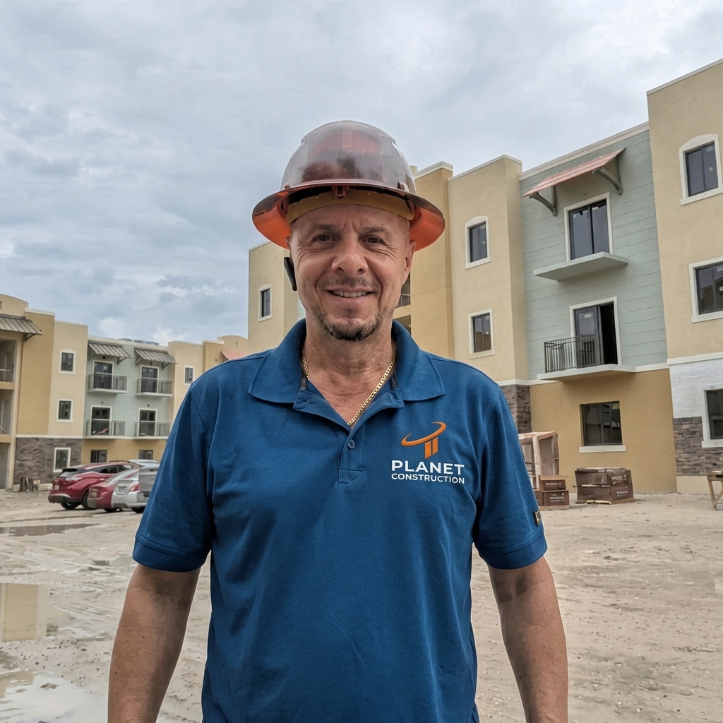 Genti Kraja (John) - Qualifying Contractor for Planet Construction on Florida Jobsite