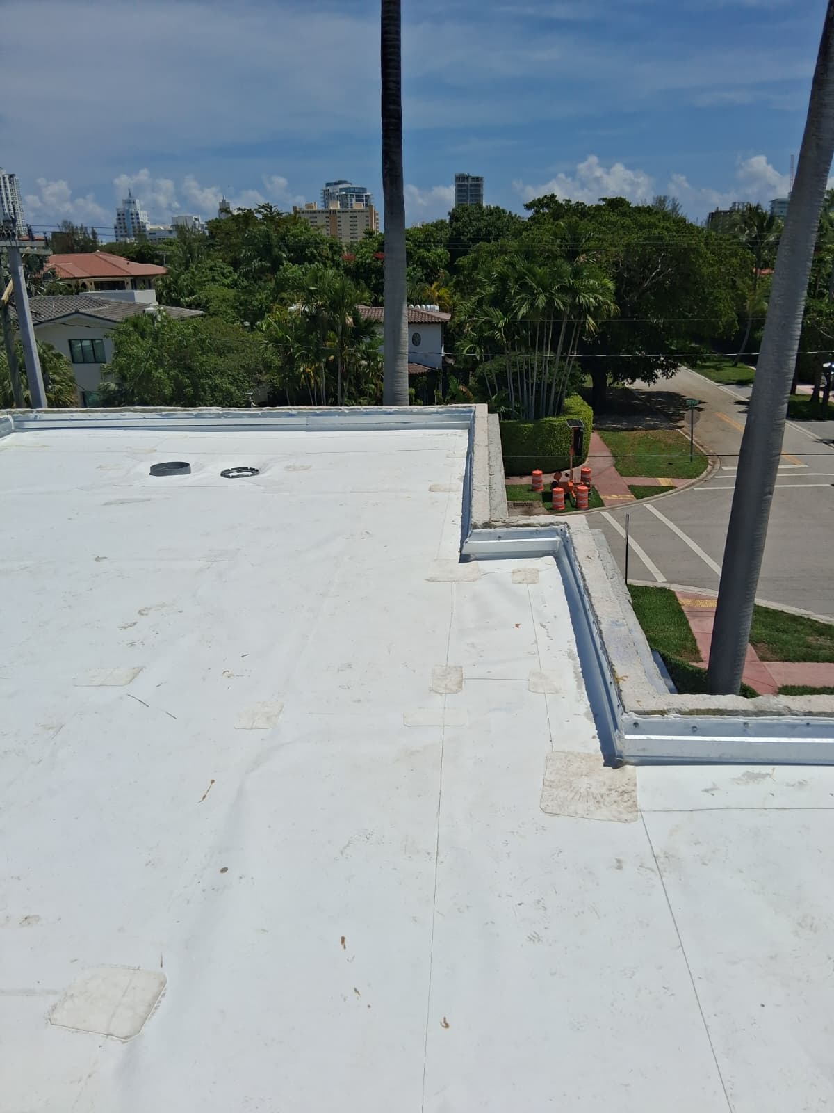 Authentic perimeter sealing and protective deck barrier application