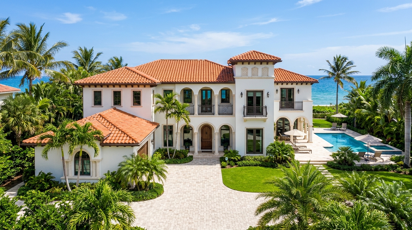 Ground-up custom luxury home construction in South Florida