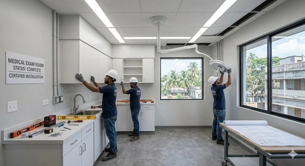 Medical and dental office interior build-out