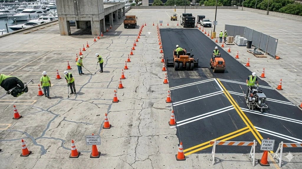 Commercial power washing and flatwork cleaning