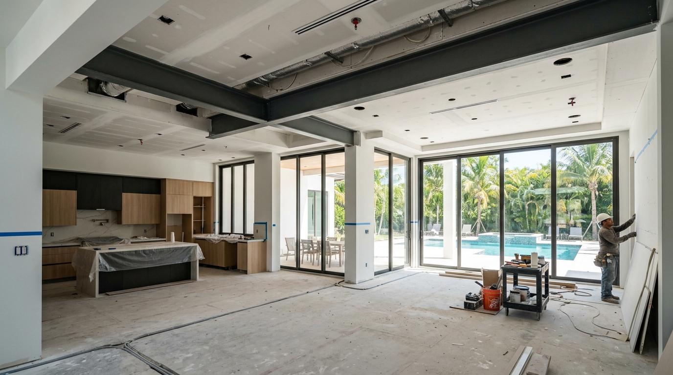 Whole-home luxury remodeling and complete interior gut-renovations