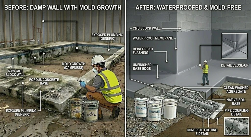 Mold Prevention Waterproofing in Fort Lauderdale